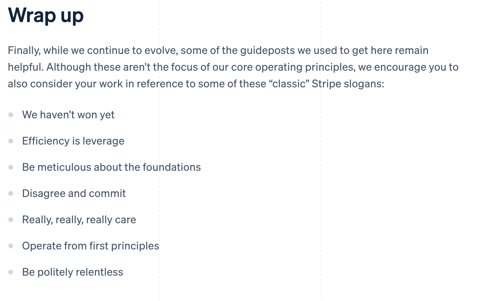 Stripe Engineering Culture